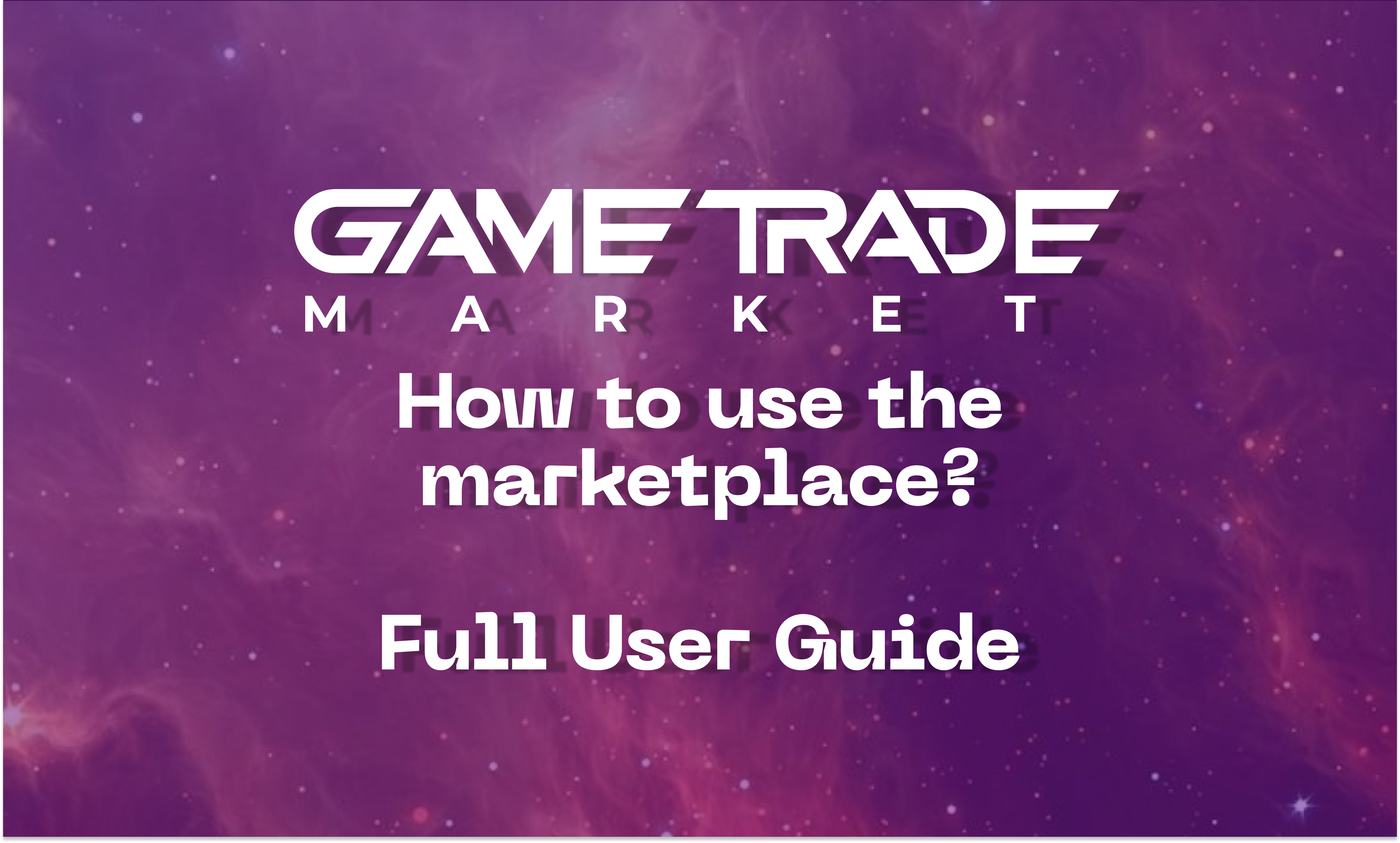 How to use the GameTrade marketplace?